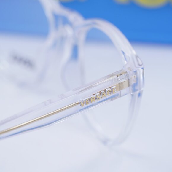 Versace Kids VK3321U 148 Cat Eye Eyeglasses 48mm - Crystal - Picture 6 of 11